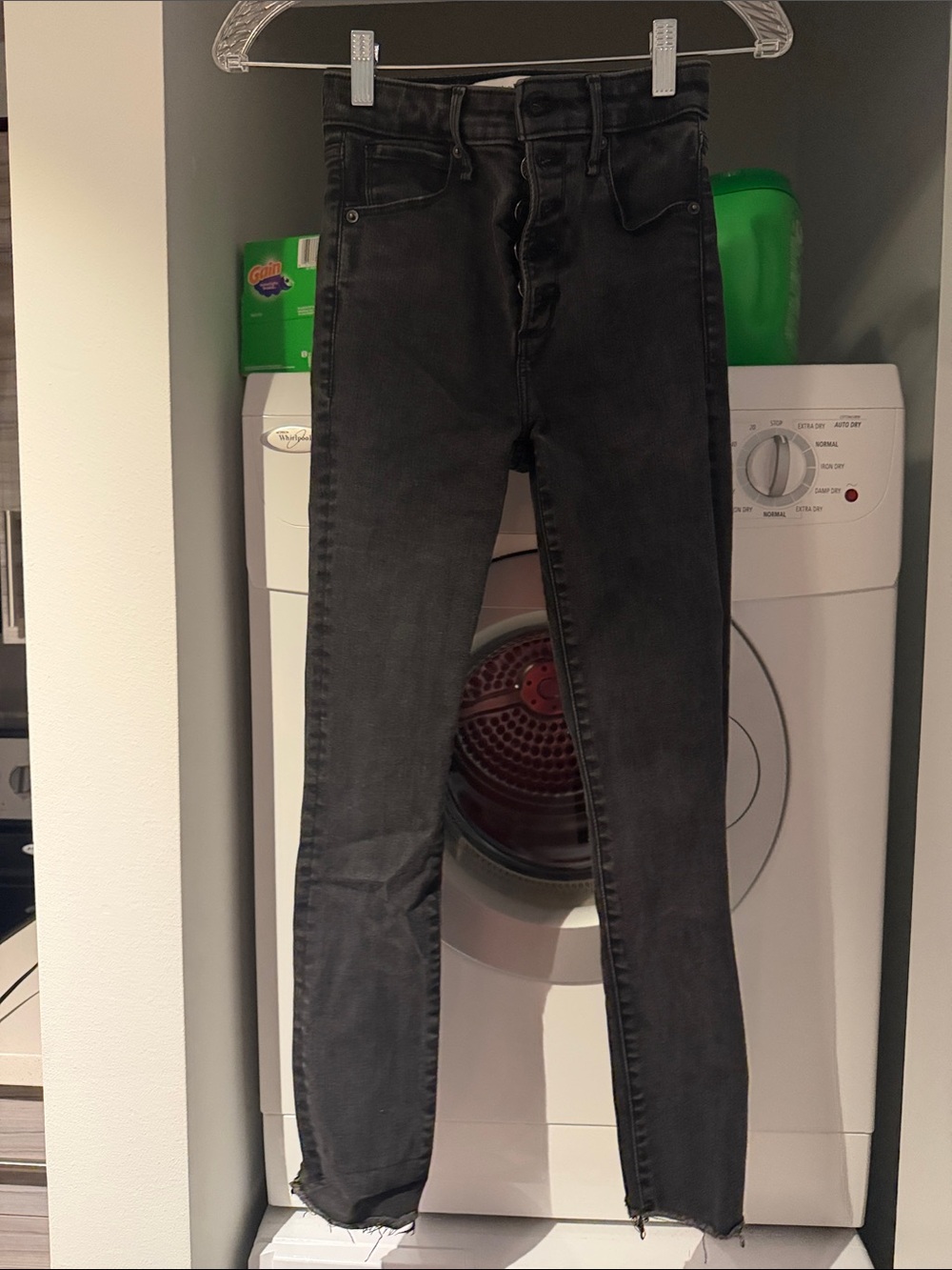 Abercrombie & Fitch Black Skinny High-Rise Jeans
